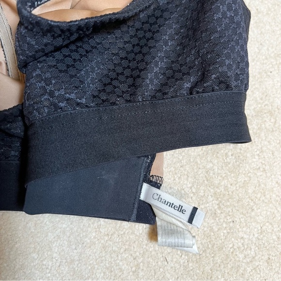 Chantelle C Magnifique Nouveau Wireless 2 Bra Bundle Black Size 38DDD / 38F - Picture 5 of 10